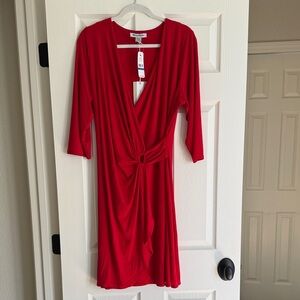 Tommy Bahama Vibrant Red Midi Dress